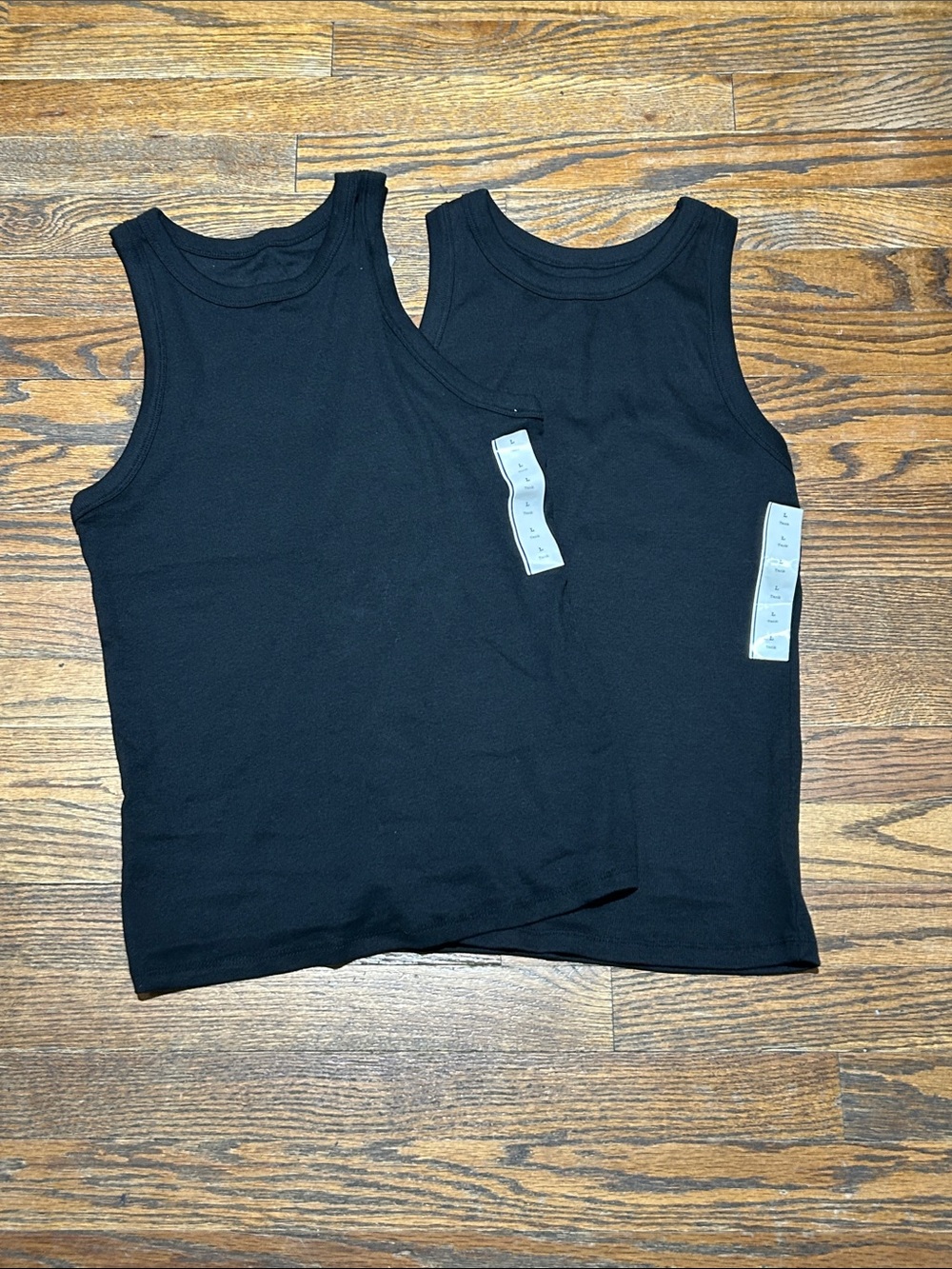 Classic Black Tank Top - Pack of 2